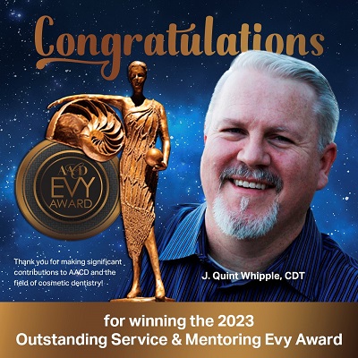 Quint Whipple Outstanding Service Evy Award