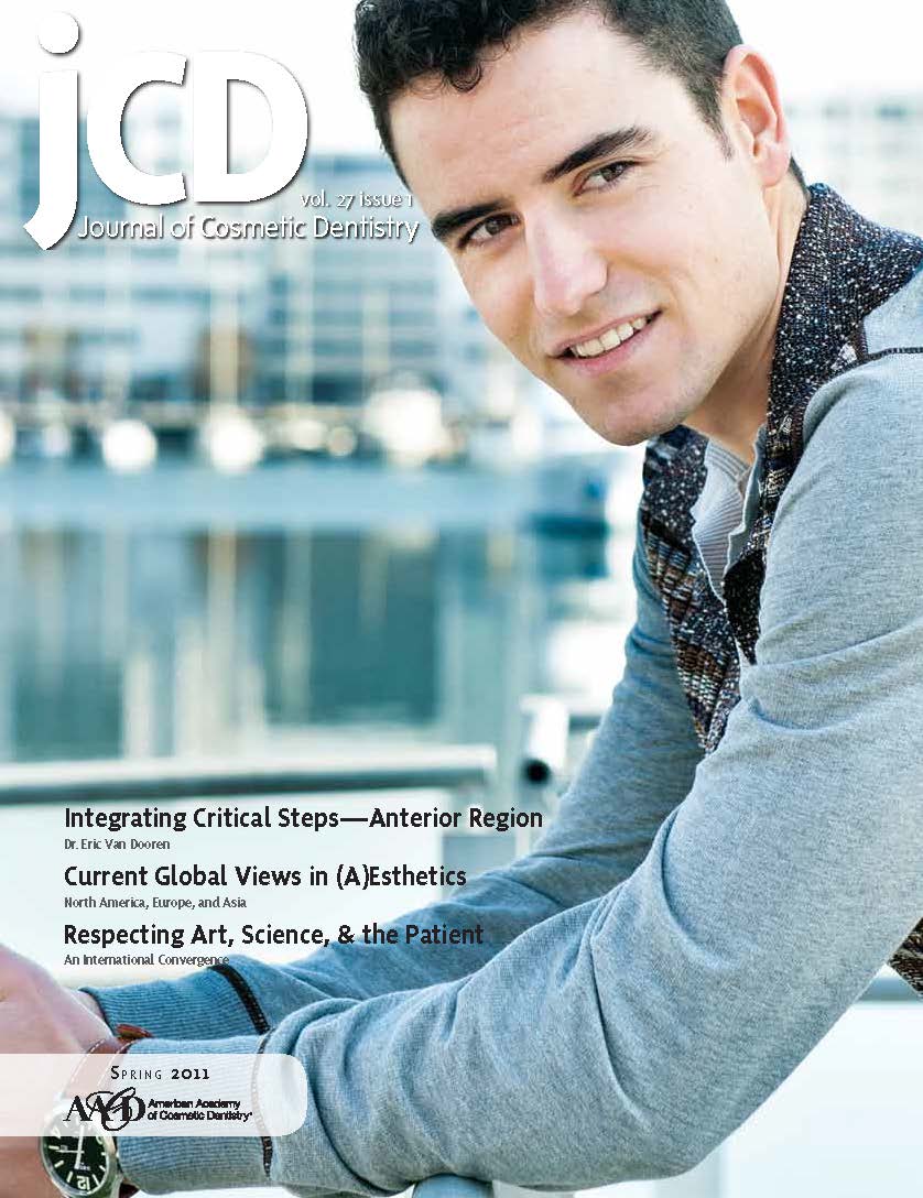 American Academy of Cosmetic Dentistry Journal of Cosmetic Dentistry Volume 27, Issue 1 cover