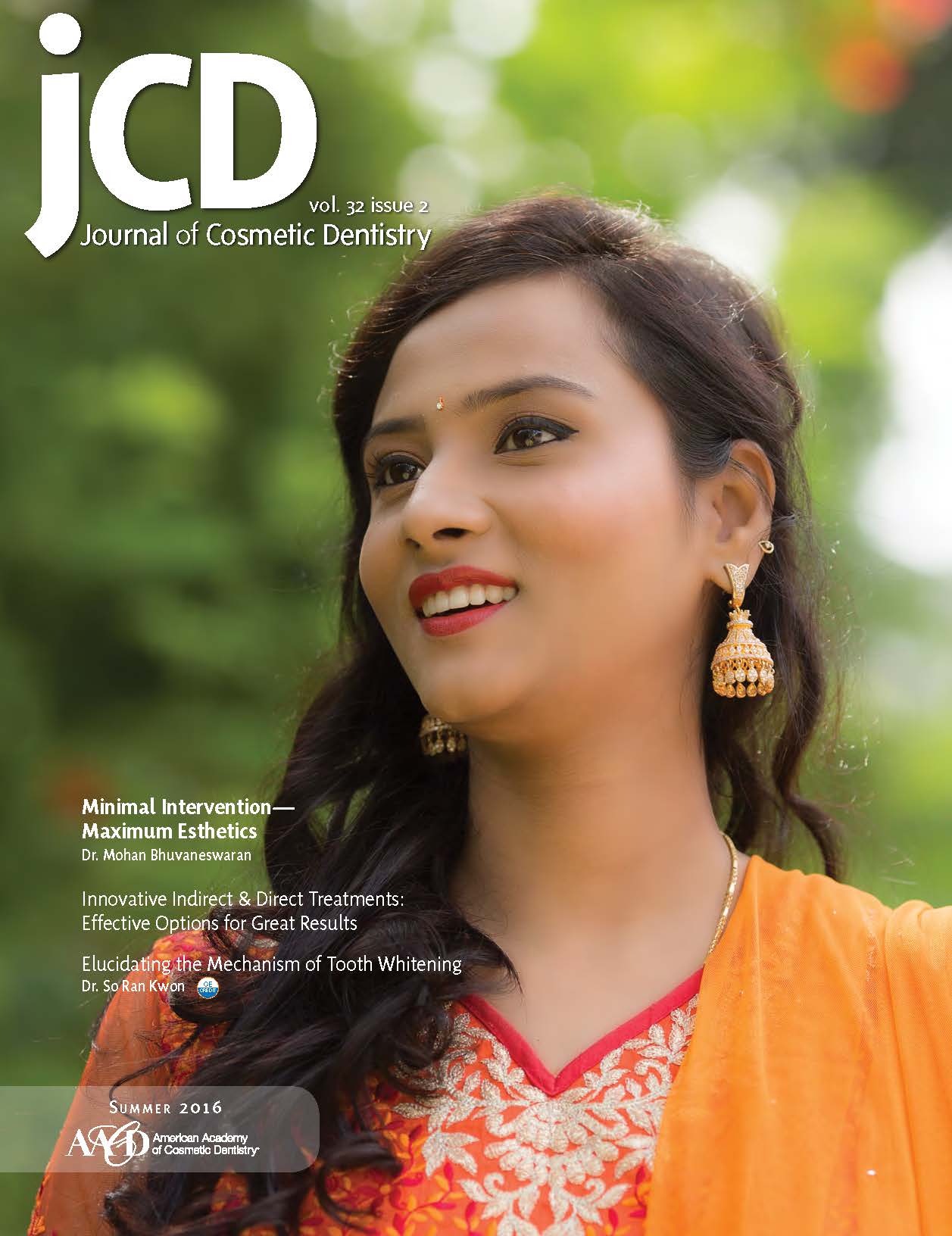 American Academy of Cosmetic Dentistry Journal of Cosmetic Dentistry Volume 32, Issue 2 cover