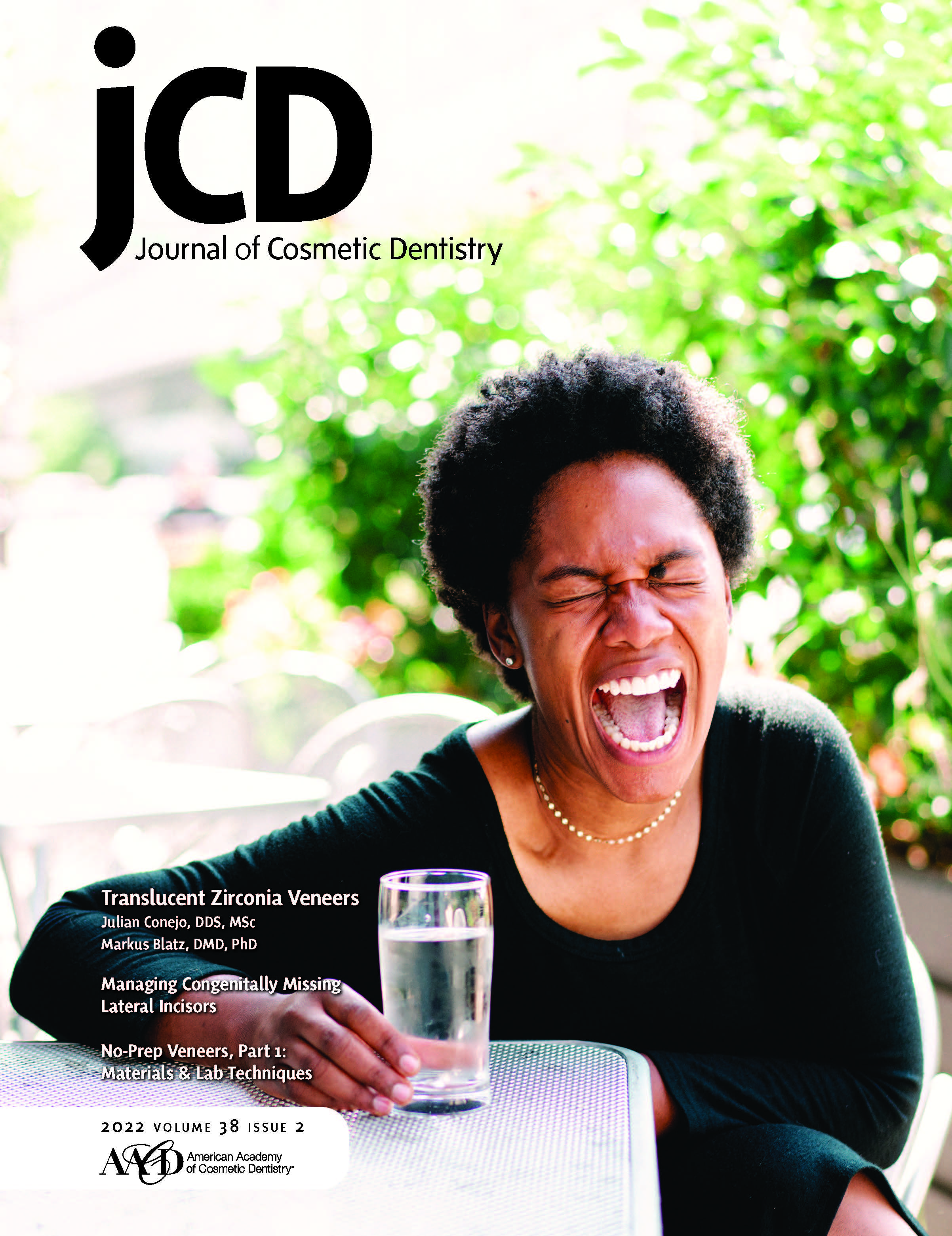 American Academy of Cosmetic Dentistry Journal of Cosmetic Dentistry Volume 38, Issue 2 cover