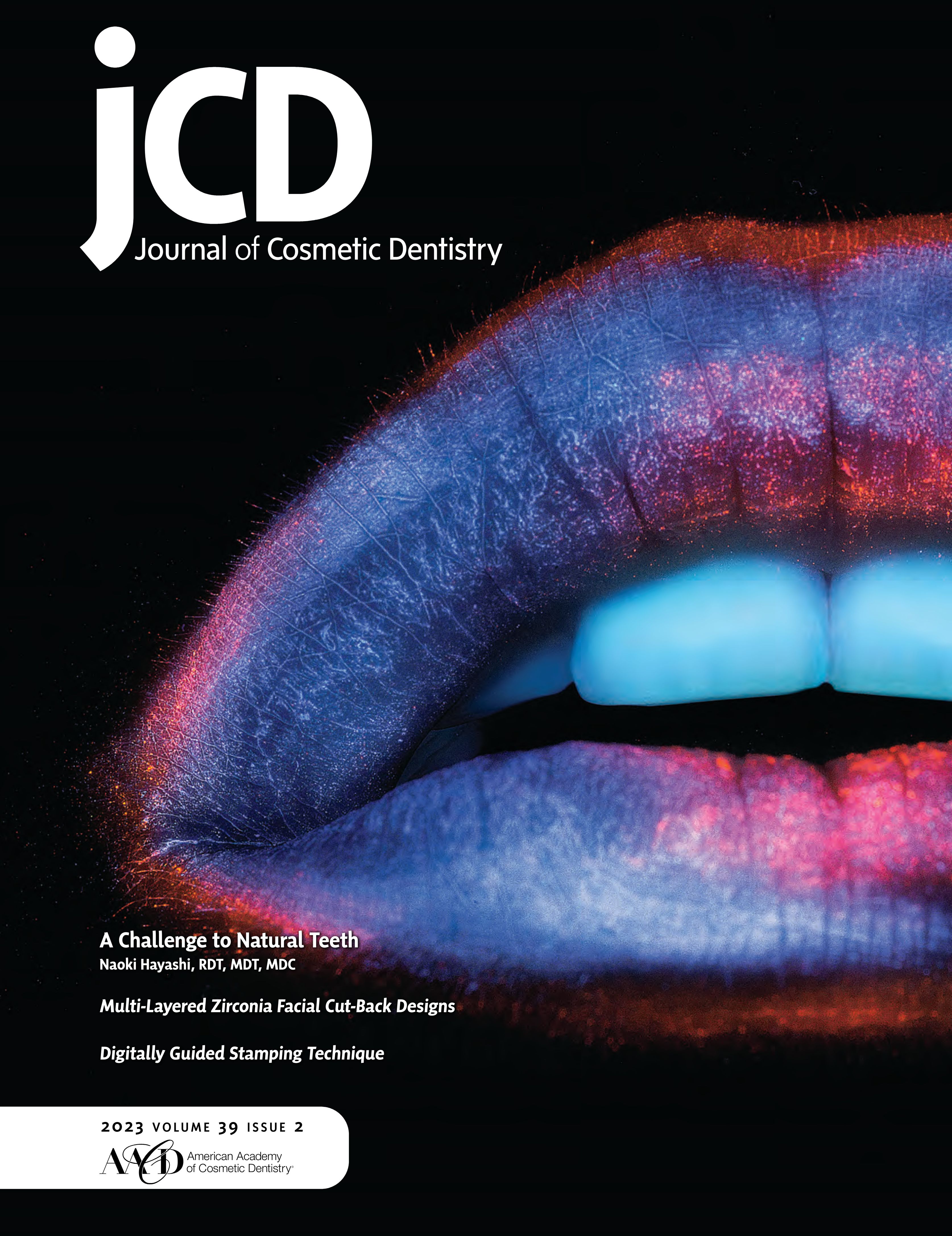 American Academy of Cosmetic Dentistry Journal of Cosmetic Dentistry Volume 39, Issue 2 cover